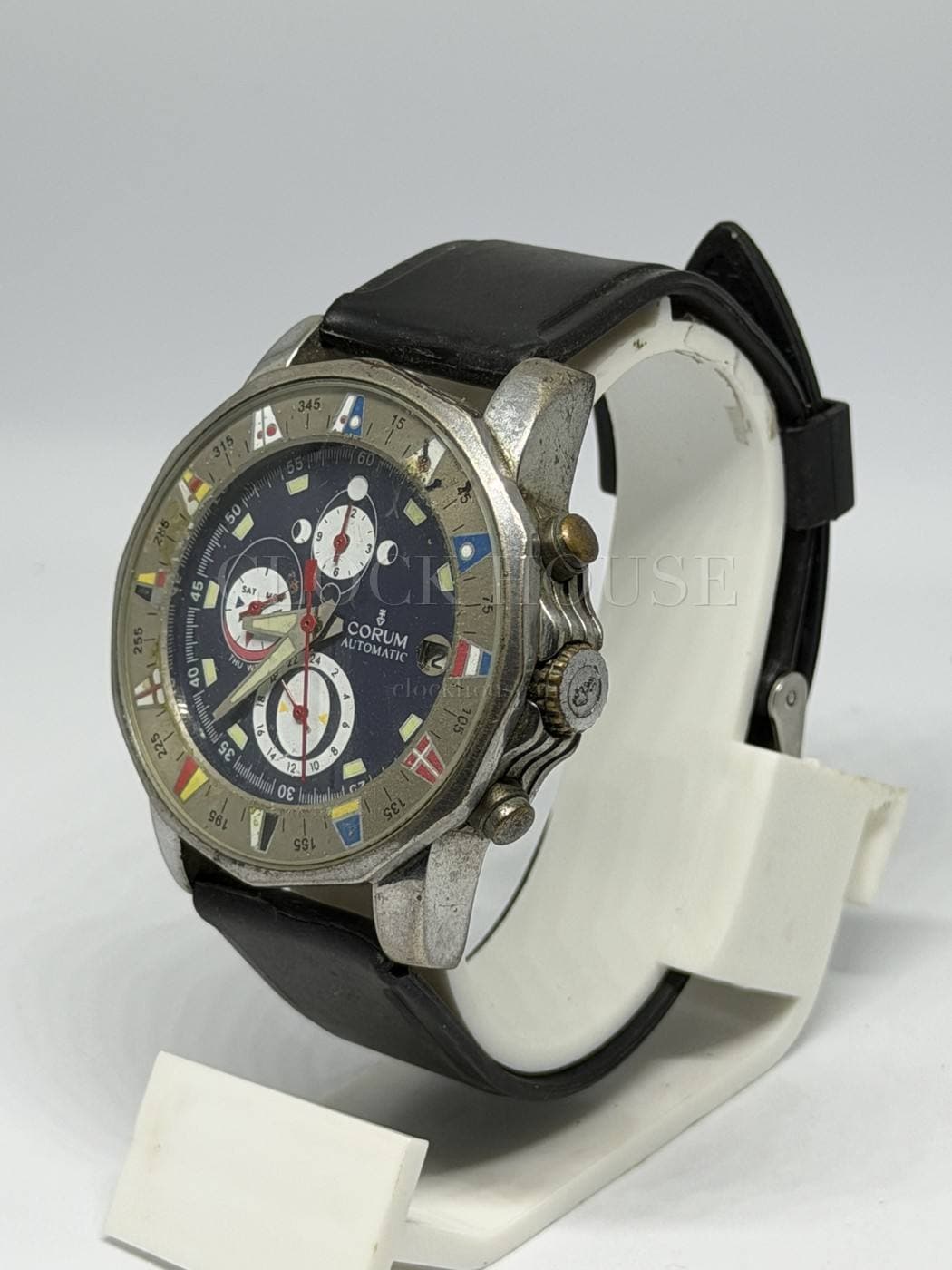 Corum Admiral's Cup vintage Swiss nautical chronograph, view 5