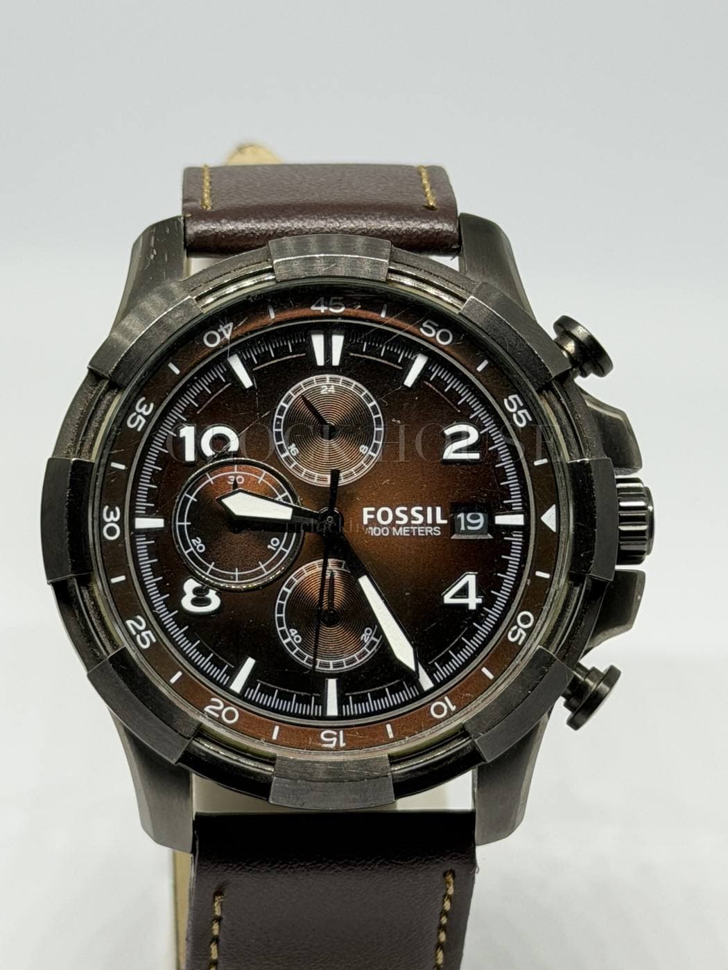 Fossil Chronograph (Brown Dial)