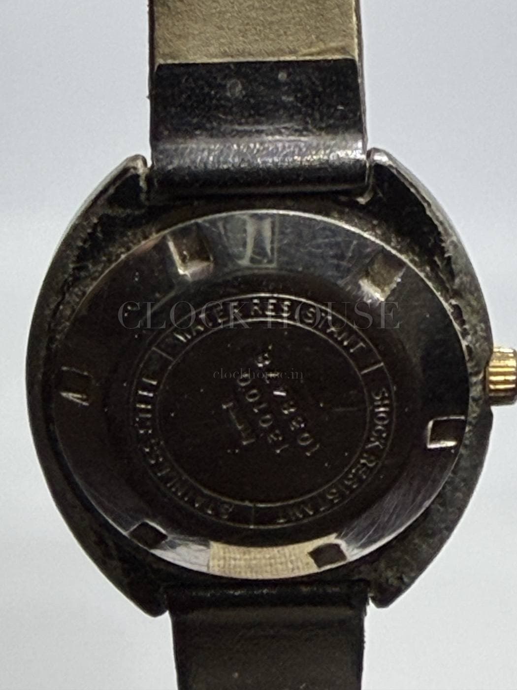HMT Sourab engraved stainless steel caseback