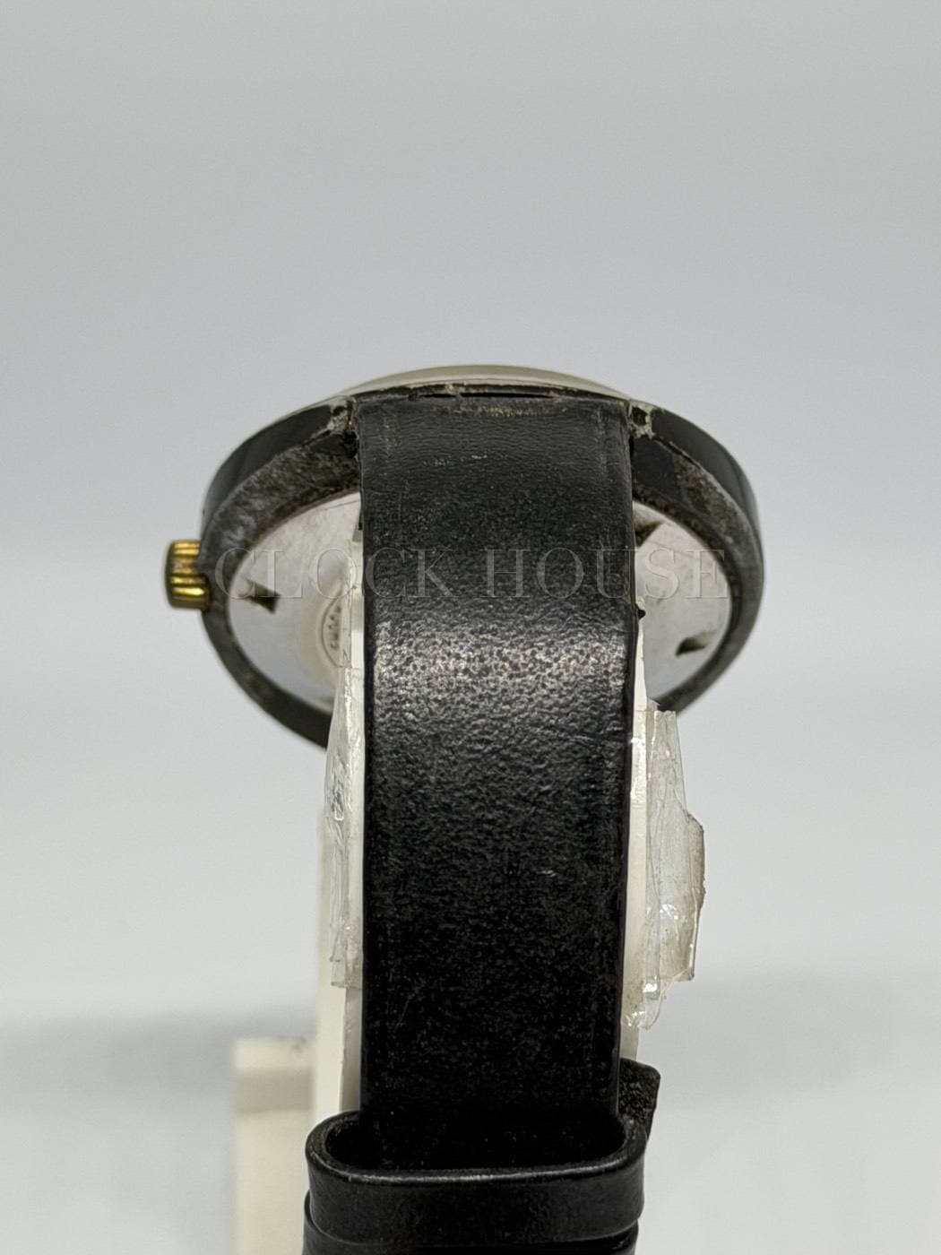 HMT Sourab black leather strap and lugs