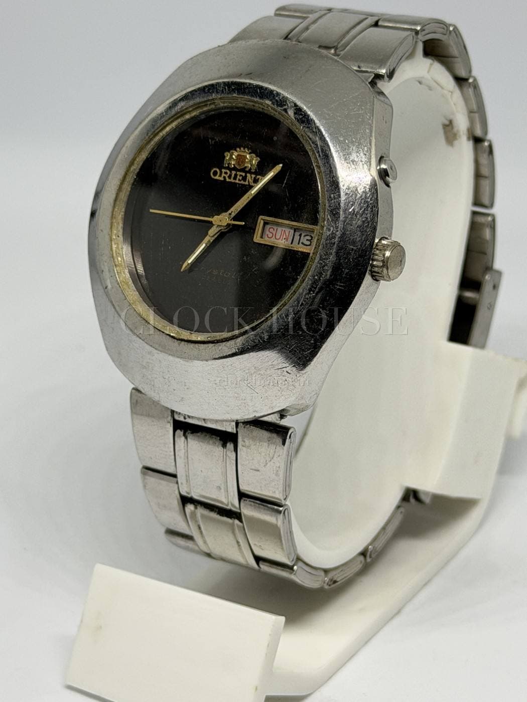 Orient Automatic (Black Dial, Gold Ring) vintage Orient automatic, view 5