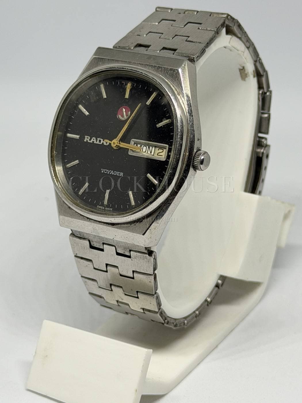 Rado Voyager (Black Dial) vintage Rado Swiss automatic, view 5