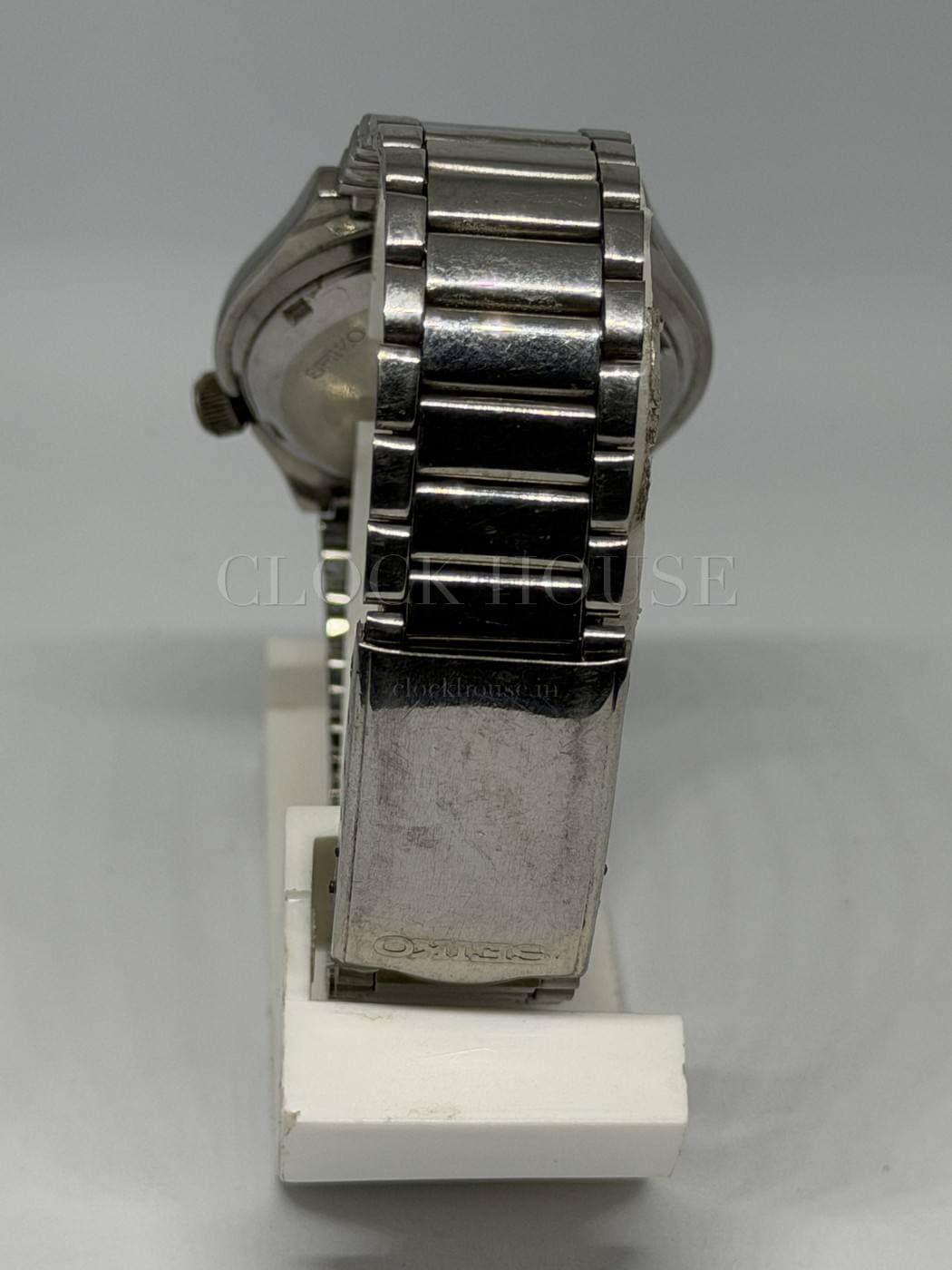Seiko 5 Blue Waffle Dial vintage Seiko 5 automatic, view 4