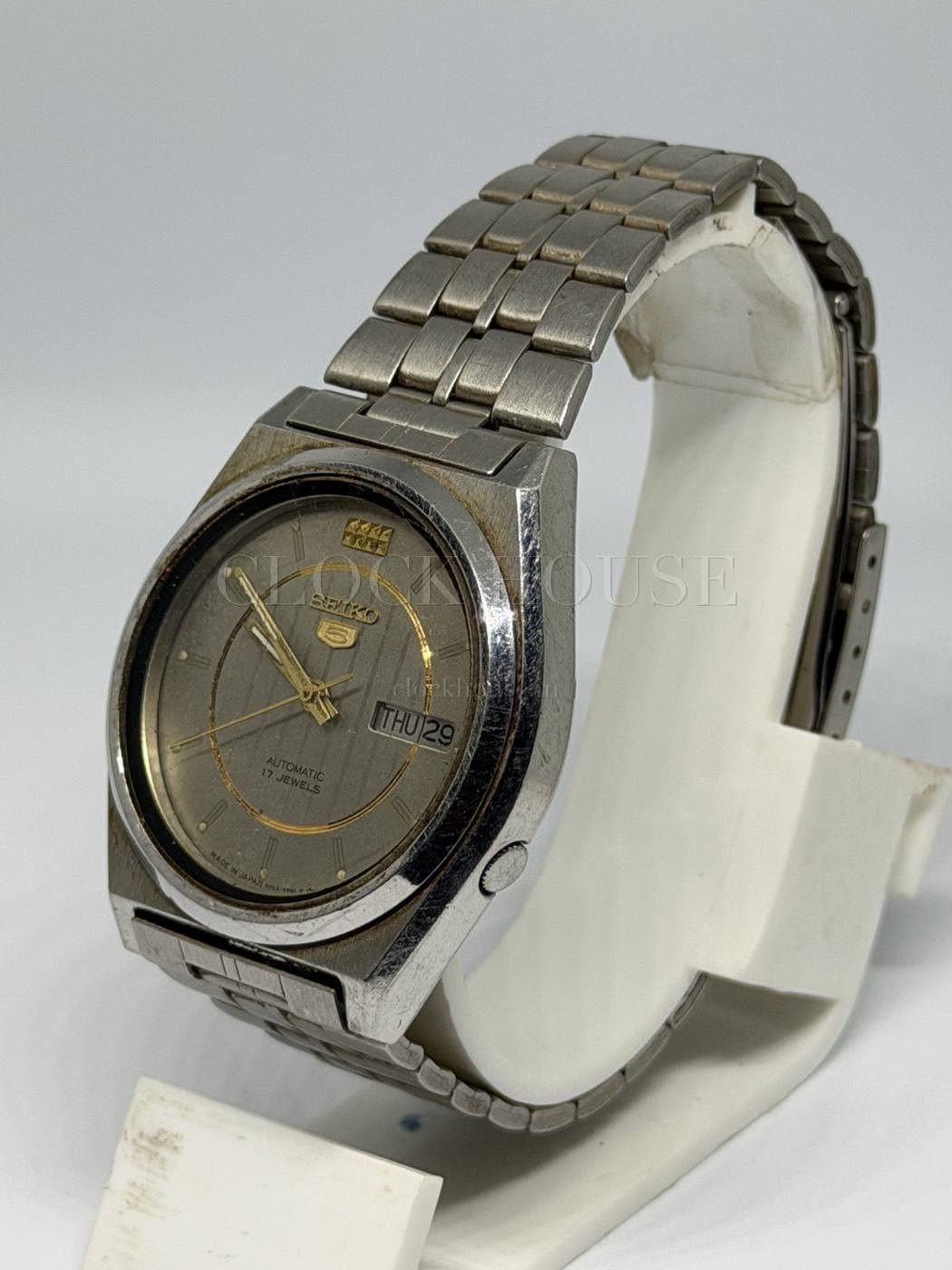 Seiko 5 Gold Dial vintage Seiko 5 automatic, view 6