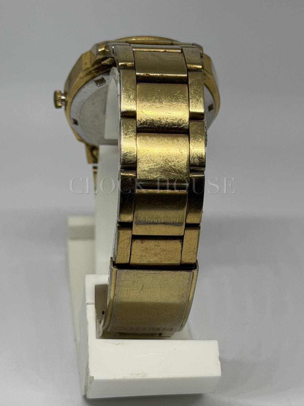 Seiko 5 Gold (Steel Bracelet) vintage Seiko 5 automatic, view 3