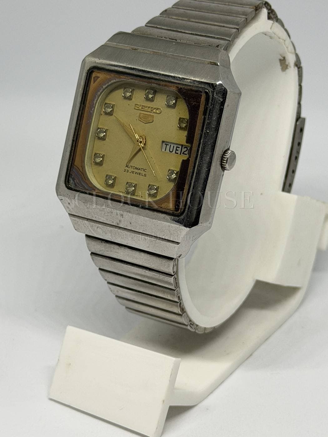 Seiko 5 Gold (TV Dial) vintage Seiko 5 automatic, view 5