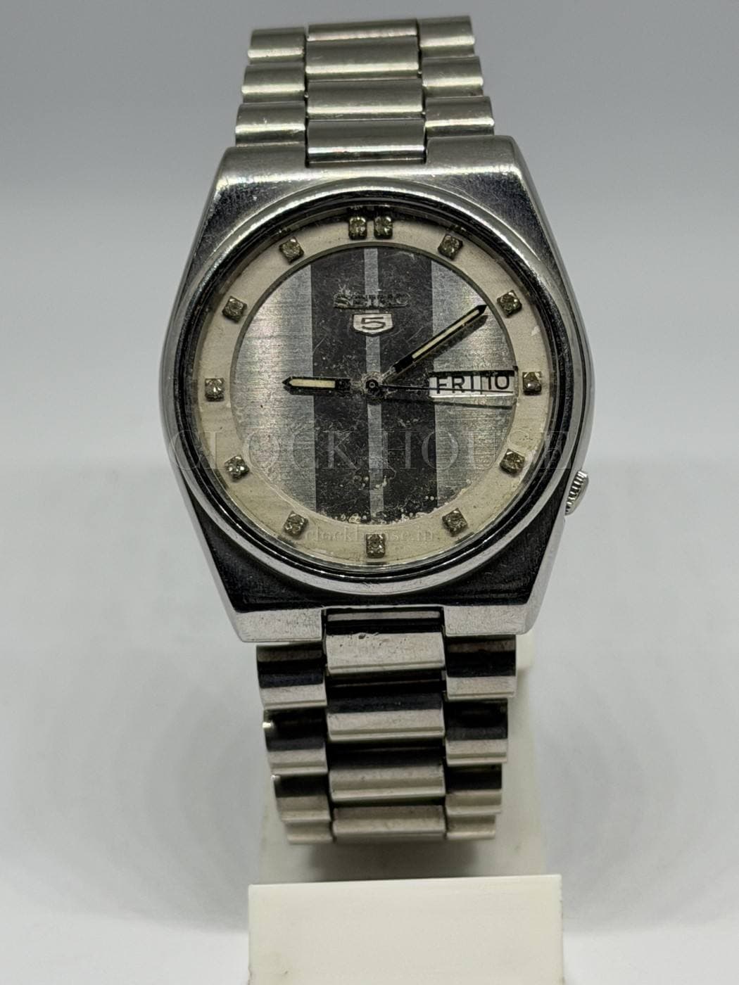 Seiko 5 Silver Day-Date