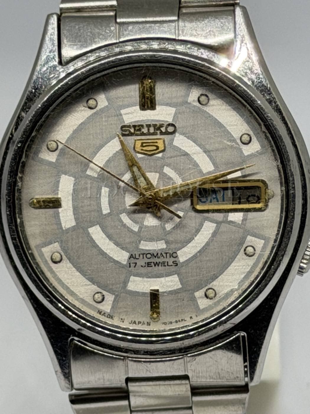 Seiko 5 Silver Target Dial vintage Seiko 5 automatic, view 2