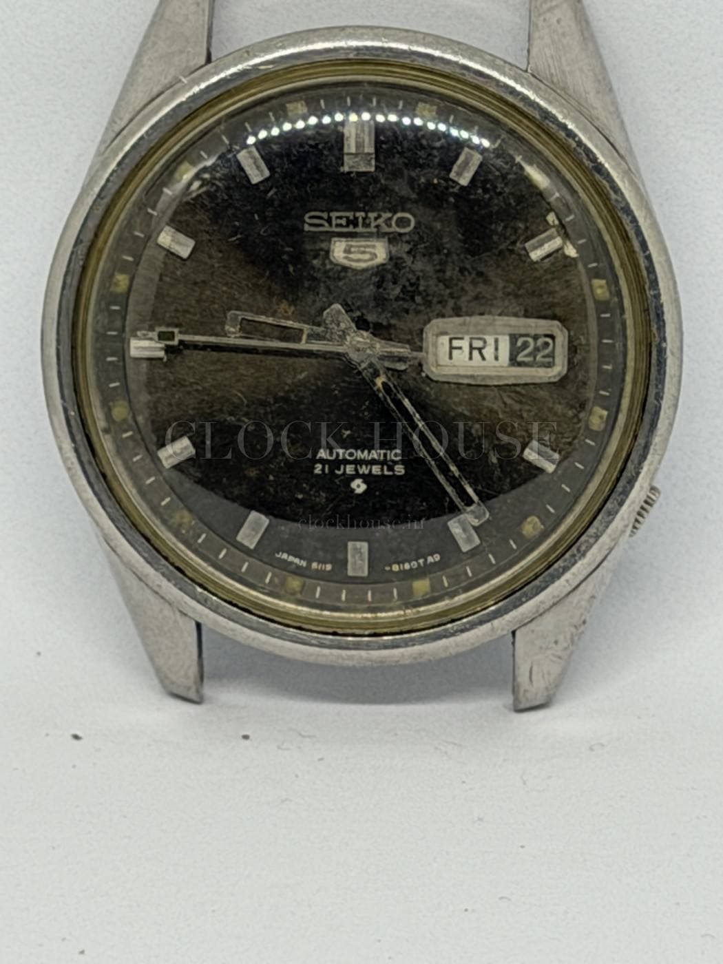Seiko Automatic (Black Dial, 21 Jewels) vintage Seiko automatic, view 2