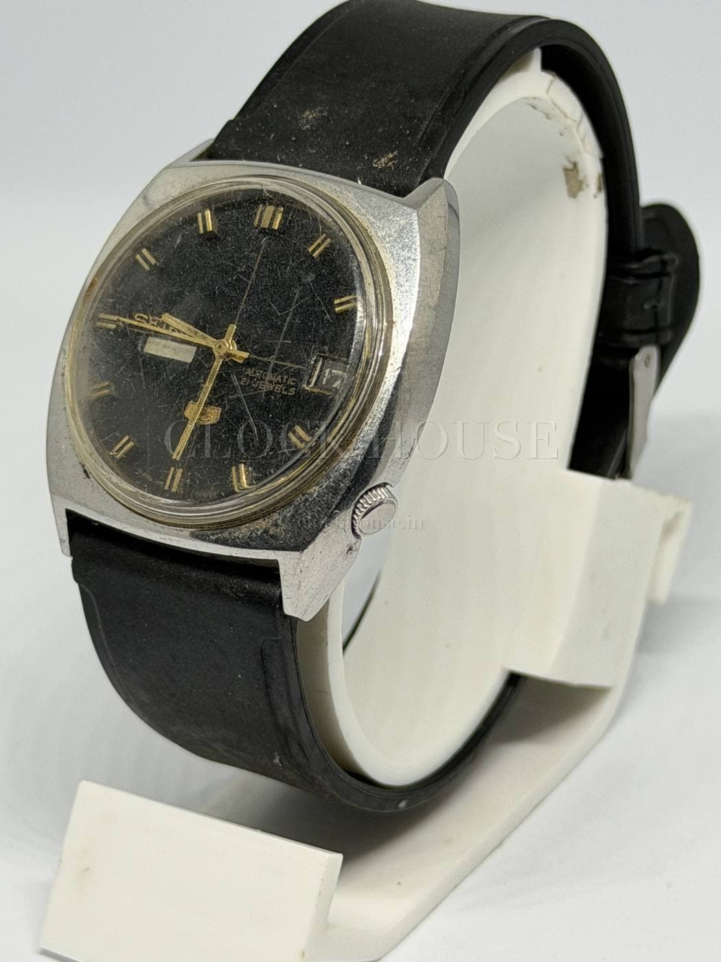Seiko Automatic (Black Dial, Gilt Hands) vintage Seiko automatic, view 5
