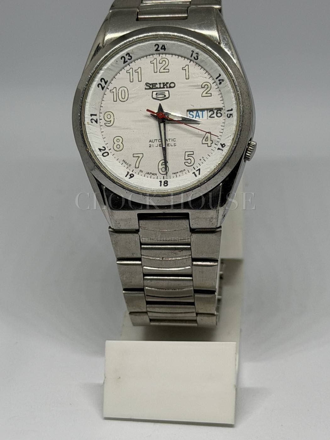 Seiko Automatic (White 24-Hour Dial)