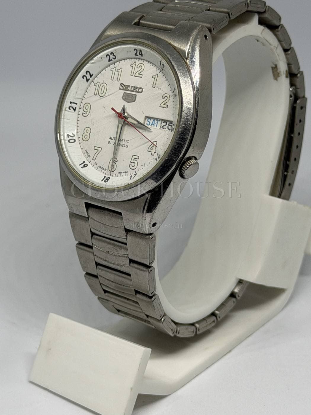 Seiko Automatic (White 24-Hour Dial) vintage Seiko automatic, view 5