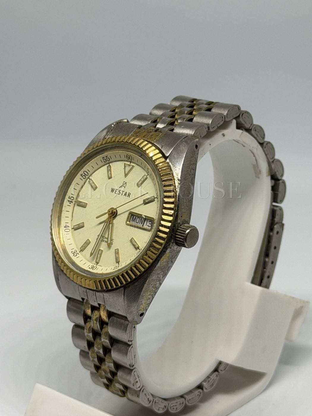Westar Automatic (Gold Dial) vintage Swiss automatic, view 4